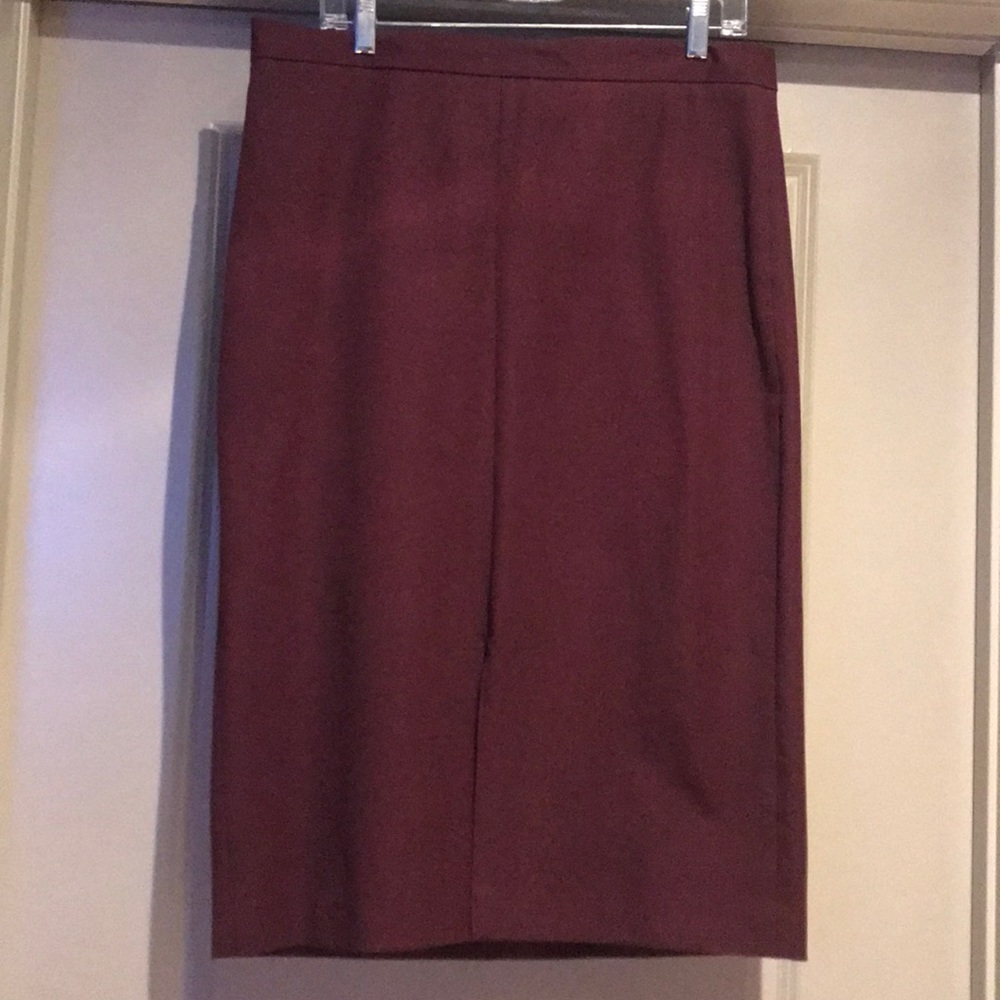 Banana Republic burgundy skirt